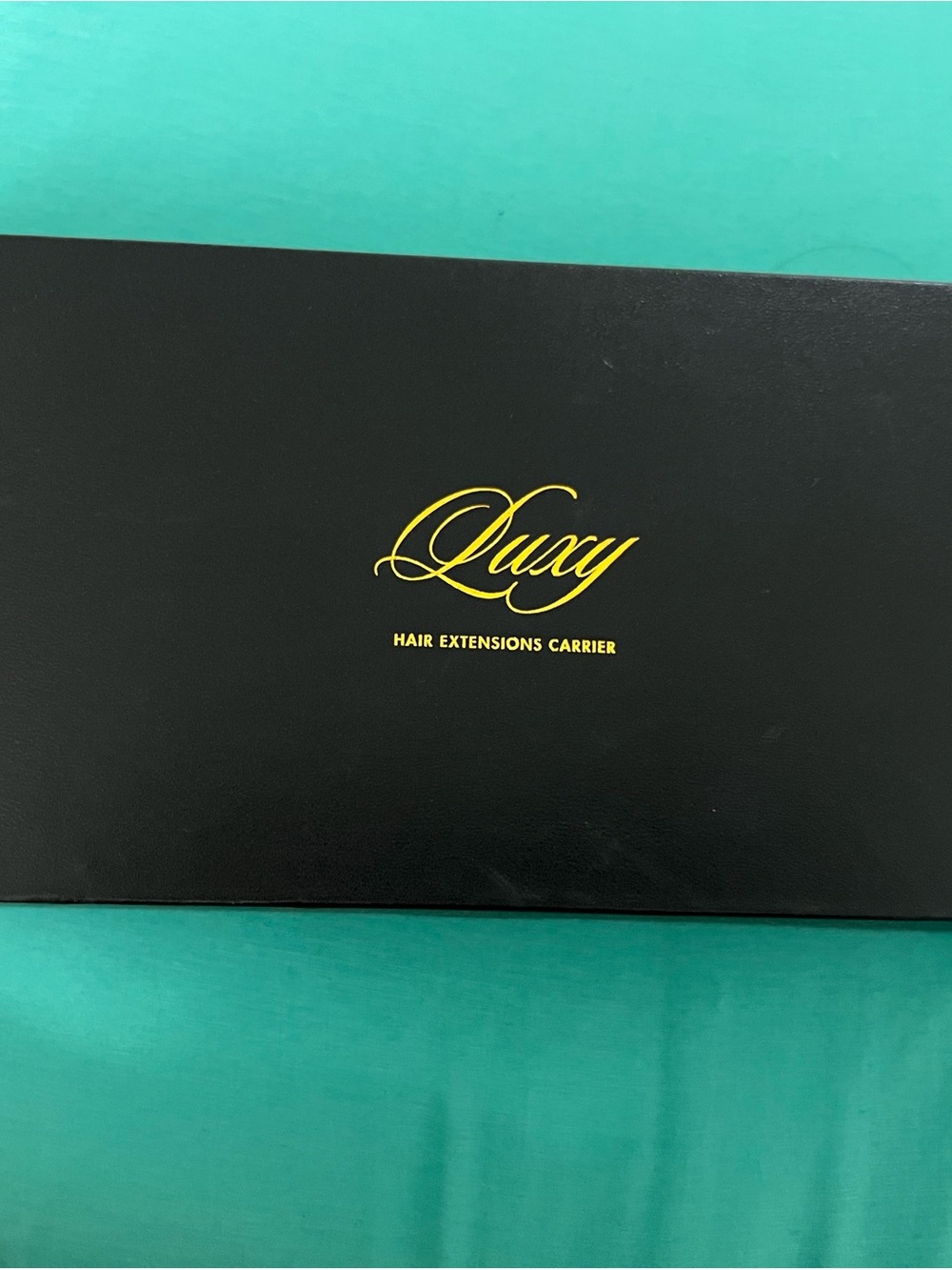 Luxy Black Hair Extensions Carrier - Sleek Storage Case